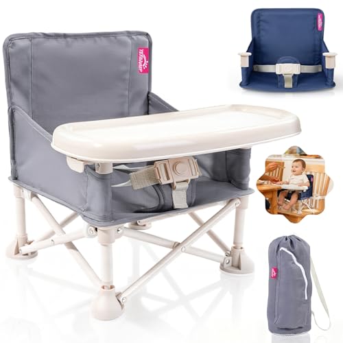 YEFAJUMP Baby Portable Chair with 2 Seat Covers & Travel Bag