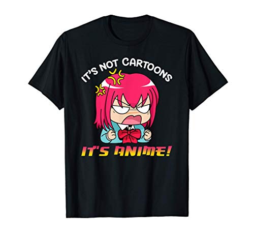 It's Not Cartoons It's Anime Manga Otaku Japan Ramen Funny T-Shirt