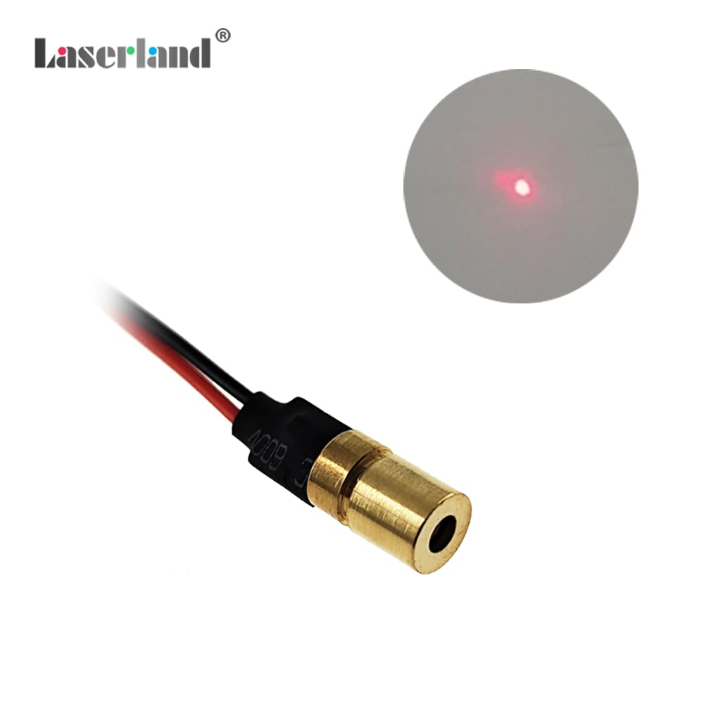5pcs mini 650nm 3.5mW 3V-3.6VDC Red Light Source Dot Diode Module 6.5 * 10mm