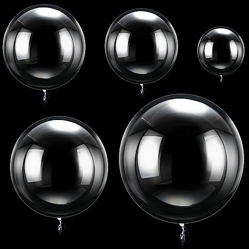 Jenaai 100 Pcs Bubble Clear Balloons - Stuffing Sizes 11/18/20/24/36