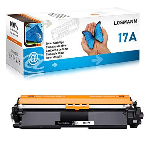 LOSMANN CF217A Cartuchos de tóner compatible para HP 17A CF217A para HP Laserjet Pro MFP M130fw M130nw M130fn M130a, HP Laserjet Pro M102w M102a (1 Negro)