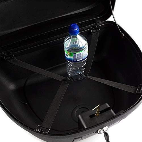 Lextek Motorcycle Luggage Top Box 42L with Top Rack