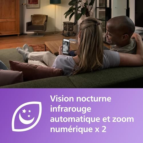 Philips Avent Caméra bébé connectée SCD643/26, vue 5