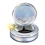 Eco-Friendly: Solar rotating fragrance with energy-gathering plate collects solar energy, rotates when exposed to light, and automatically rotates to emit fragrance 360 Circulating Fragrance: Keep your car smelling well-maintained with our solar ener...