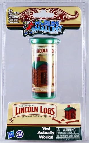 World's Smallest Lincoln Logs