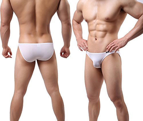 YuKaiChen Men's Bikini Underwear Silk Briefs Low Rise 6-Pack S - Thumbnail 6