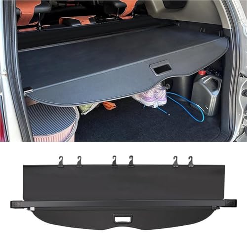 Cubierta de carga retráctil para Toyota RAV4 2006-2012 con acabados premium 5