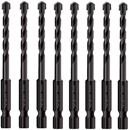Mgtgbao 5MM Masonry Drill Bits, 8PC 
