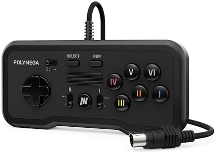 Polymega® Turbo Retro Controller (RC04) – Wired Connection for Turbo Duo/PC-Engine Style Controller Ports