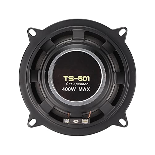 Cuifati 5in Coaxial Car Speakers 400W Midrange Loudspeaker 4 OHMS 93dB 60Hz-20KHz for Car Sound System, Voice Coil Heat Sink Design, Enhanced Audio Experience Black by Cuifati - Used condition - Image 2