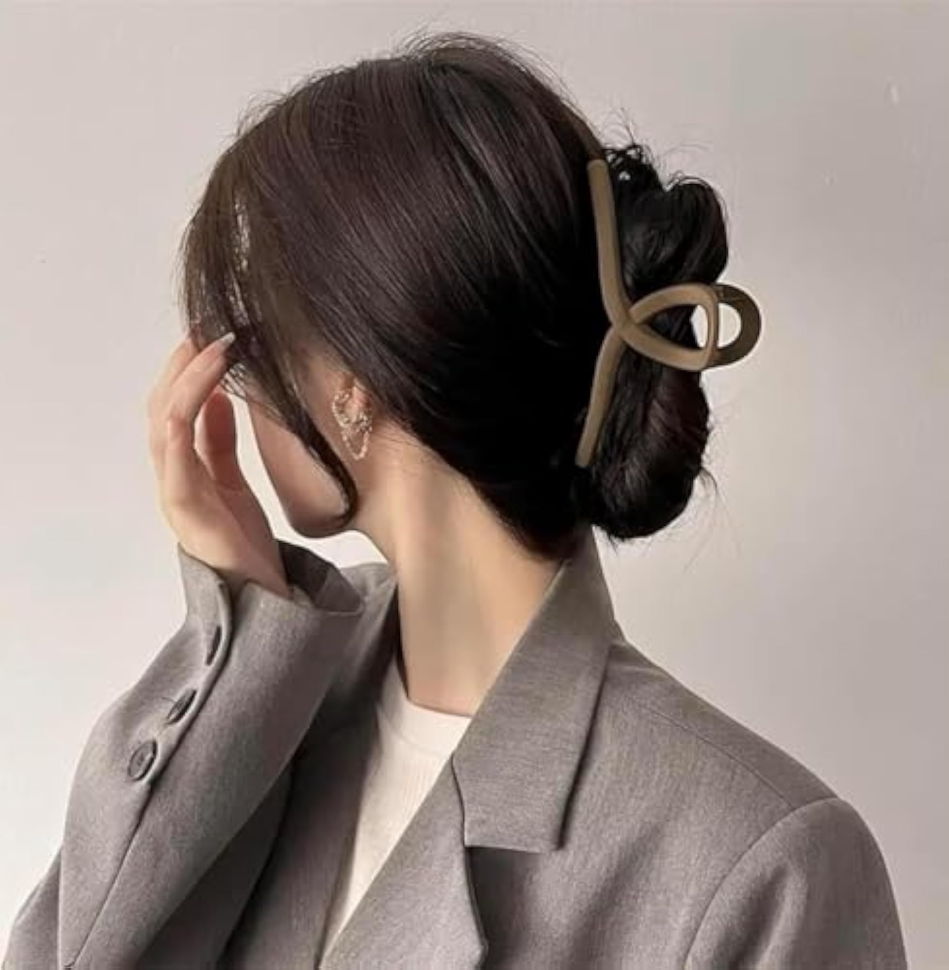 4 Pcs Extra Large Hair Claw Clips, Matte Finish