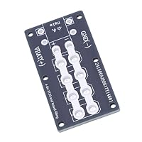Blaihild RC Power Distribution Board 4 Kanal XT30 High Current PDB für Roboter Auto Boot, mit Vergoldetem Material, für Mehrkanal-Stromversorgung (XT30 4-Wege-Stromverteilungsplatine) – Ansicht 2