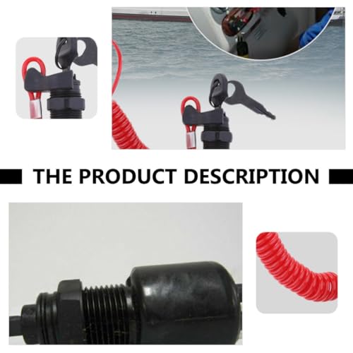 Remplacement d'allumage bateau kit complet avec clé et boîtier ABS