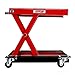 Extreme Max 5001.5059 Wide Motorcycle Scissor Jack with Dolly - 1100 lbs.