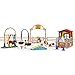 Schleich Farm World, Horse Toy for Kids, Agility at The Stable Horse Set with Horses and Rider, Ages 3+