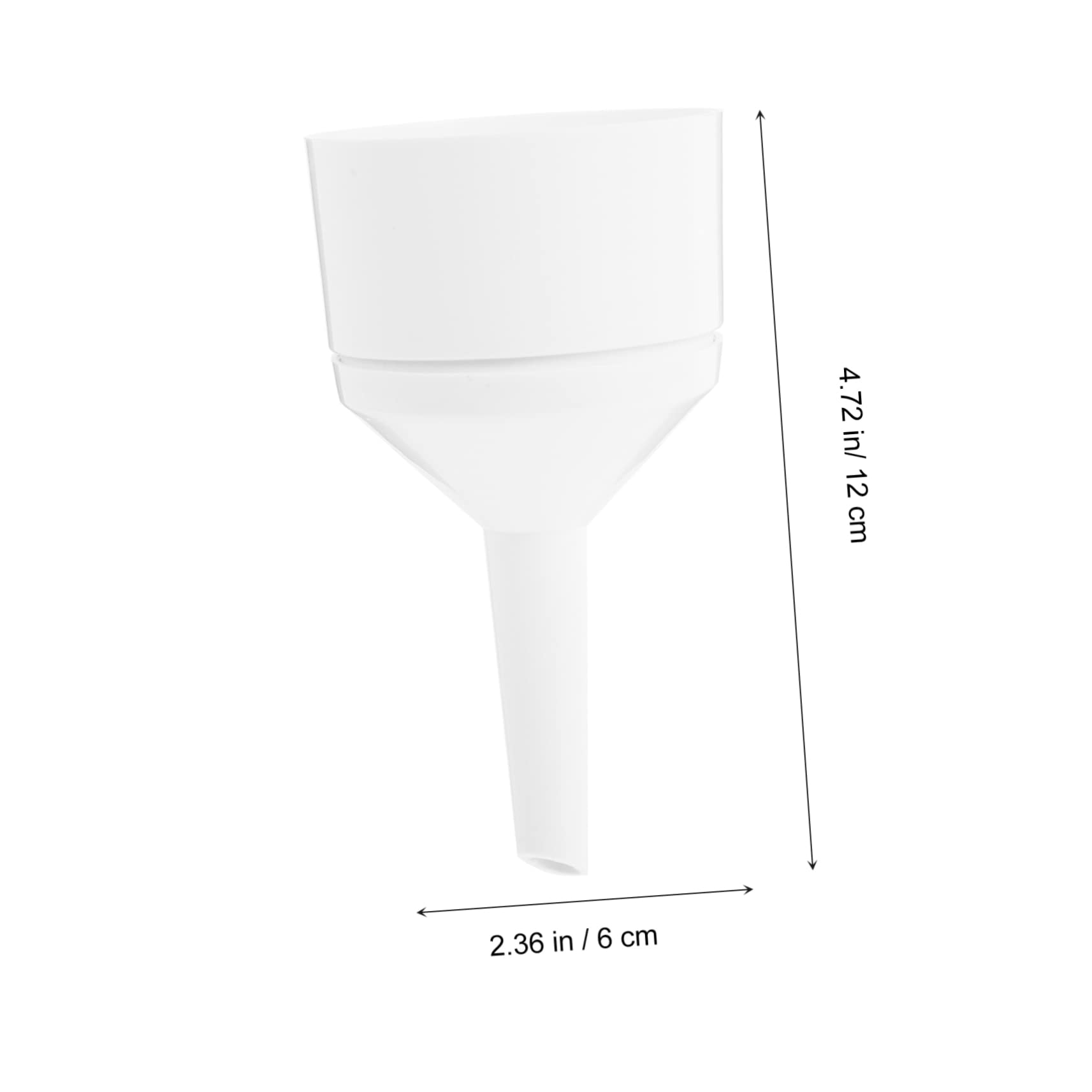 FUNOMOCYA Filter Paper Filter Funnel Buchner Filtration Paper Filtering Funnel Buchner Filter Buchner Funnel Tool Strainer School Buchner Funnel Pp Funnel Flask Funnel White Plastic