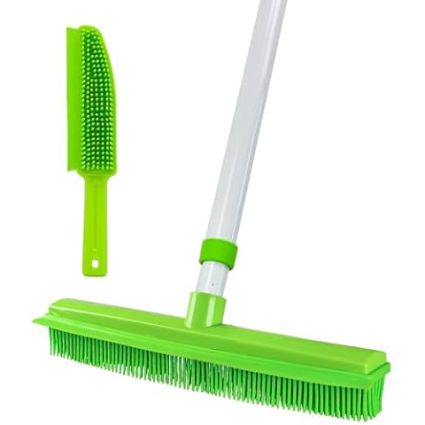 GLOYY Rubber Broom and Pet Hair Brush Set Cover