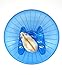 SatisPet Ultimate Hamster Flying Saucer Exercise Wheel, Blue - Durable ABS Plastic Running & Spinning Wheel for Chinchillas, Squirrels & Mice (Large)