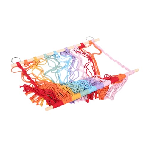 Toyvian Organizzatore Di Giocattoli Per Ragazzo Ragazza Porta Peluche Da Parete in Macramè Contenitori Per Stanza Dei Ragazzo Ragazza Piccoli Decorazioni Da Parete Per Cameretta