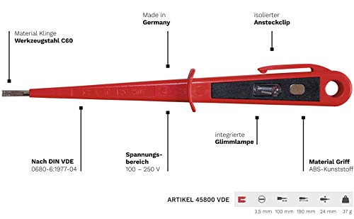 H+H Tool 45800 5 x 45800 Eurotest/tester di