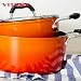 VITREX 71BAFUEGO07 71BAFUEGO07-Batería de Cocina Gourmet Full Induction Modelo Fuego de 7...