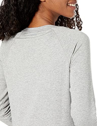 Amazon Essentials Women's Studio Terry Long-Sleeve Cross-Front Sweatshirt