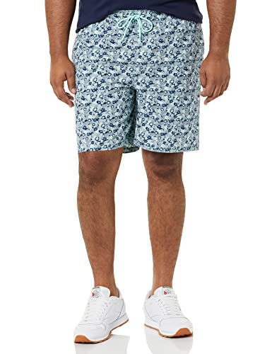 Image of Amazon Essentials Men's 8 inch Inseam Relaxed-Fit Cotton Drawstring Pull-On Walk Shorts, Summer-Weight