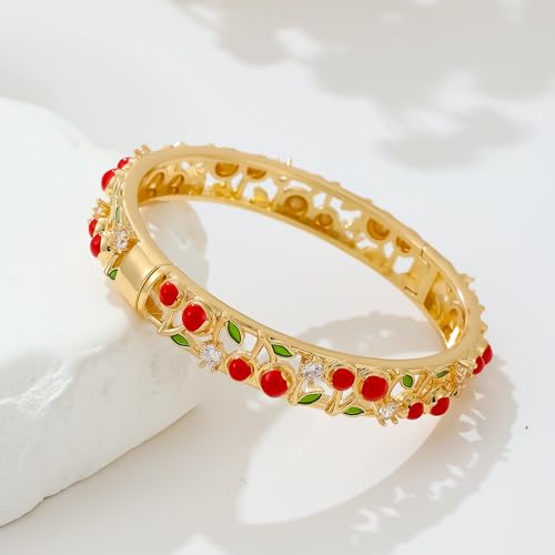 Image of Ethlyn Gifts for little girls Gold Plated Colorful Openable Kids Baby Girls Bangles Bracelets Birthday Gifts for 2years 4 years 5 years old girls