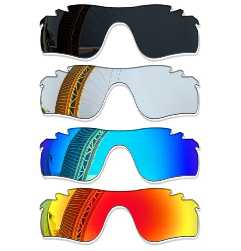 Image of 1.5MM Polarized Replacement Lenses for Oakley RadarLock Path Vented OO9181 Sunglasses, Anti-Scratch | Perfectly Fit
