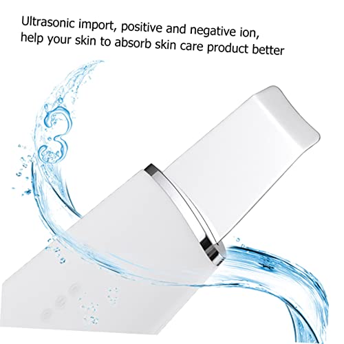 TEHAUX Raspador De A Vácuo Limpeza Silicone Rosto Rosto Aspirador De Pó Espátula Limpador Elétrico D