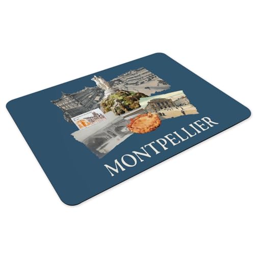 Sets de table en caoutchouc bleu antidérapant Montpellier x4 - 3