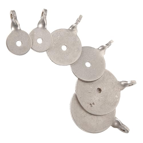 Totority 6 Pack Shooting Targets Stainless Steel Archery Targets Lightweight for Portable Range Training