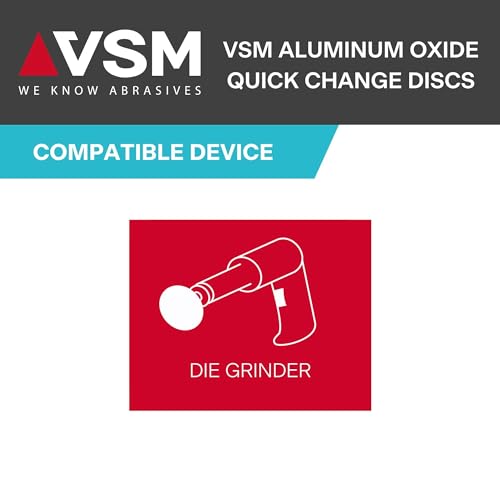 Disque de ponçage VSM oxyde d'aluminium pour éliminer bavures et résidus de soudure - 5