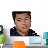 Wallmonkeys Smiling Asian Teenage Boy Wall Decal, 24' W x 17' H - Medium