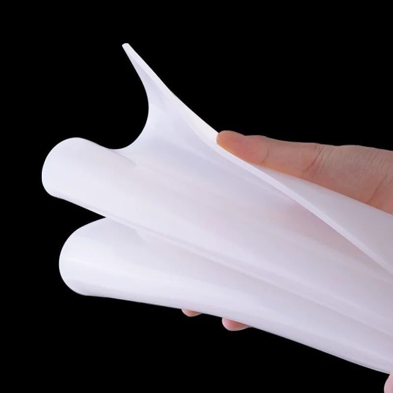 Tappetino in gomma siliconica bianca, | Versatile e durevole for qualsiasi stanza(200mm x 200mm 8mm)