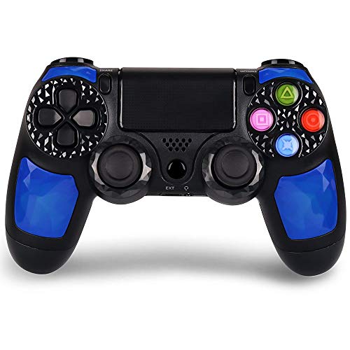 Wireless Controller for PS4, KINGEAR Pro Controller for Playstation 4 with Dual Vibration - Blue Wireless Controller for PS4, KINGEAR Pro Controller for Playstation 4 with Dual Vibration - Blue