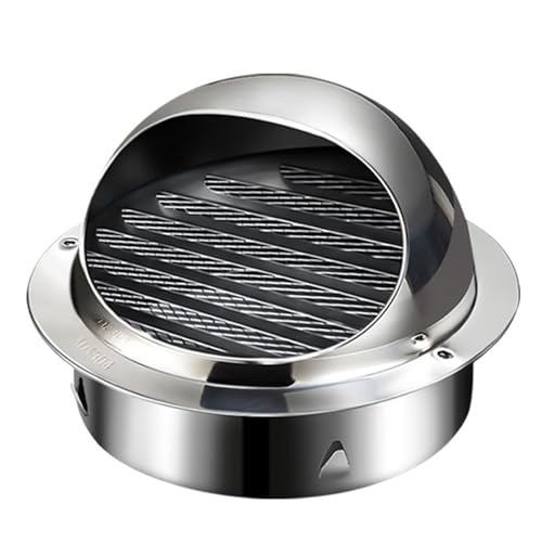 Chapeau de cheminée toutes saisons en acier inoxydable avec grilles de ventilation intégrées - 2