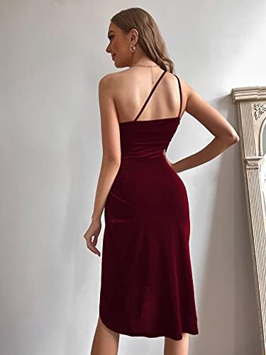 shein burgundy velvet dress Bailey Glitter Low Back Mermaid Formal Dress in Wine | Size: XL | Knit Fabric
