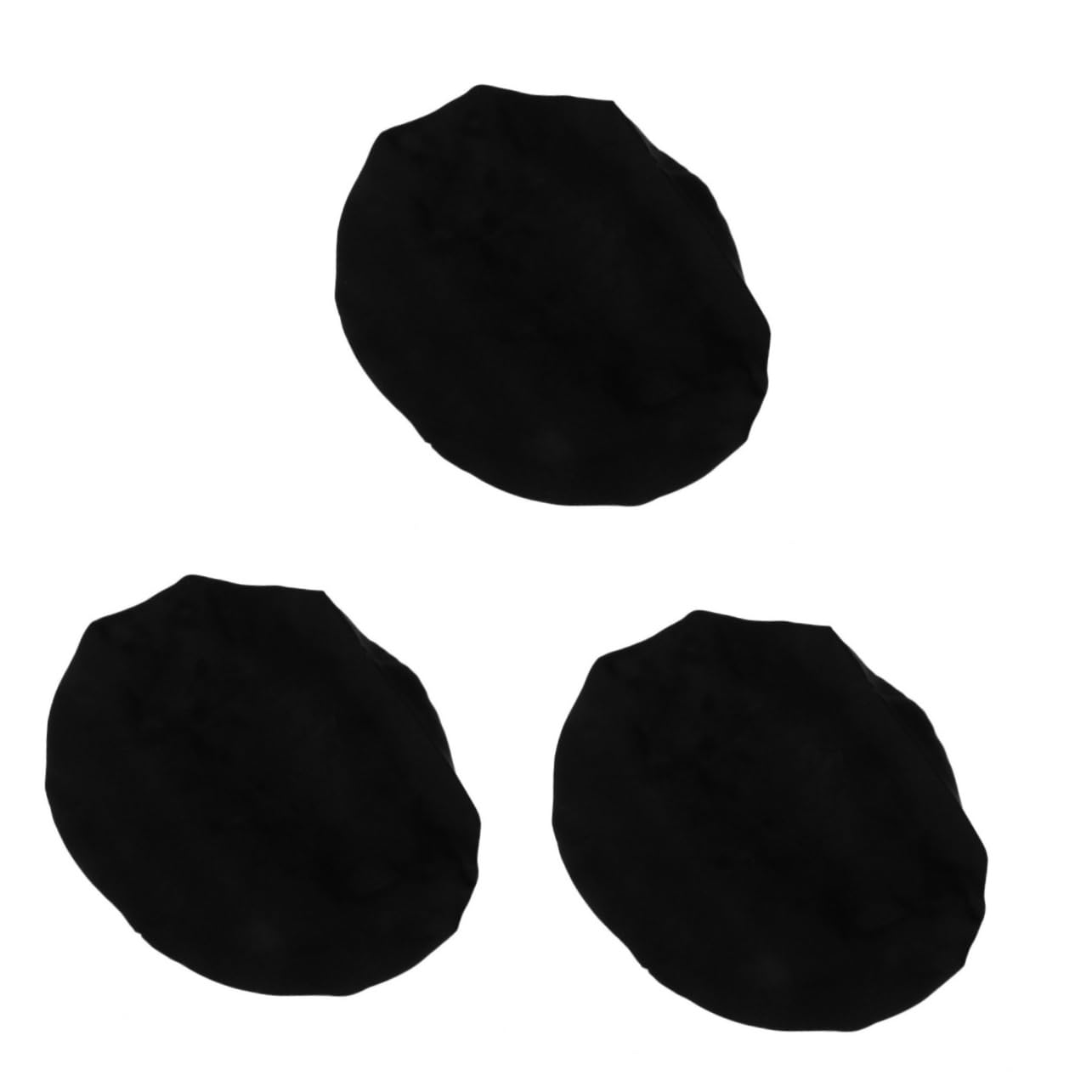 3stücke Seidene Schlafhaube Für Damen Verstellbare Nachtmütze Für Haarpflege Schutz Für Mittellanges Und Kurzes Haar Schwarz Atmungsaktiv Und Sanft Zur Haut