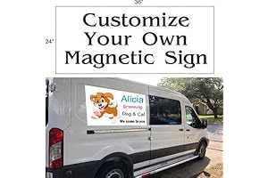 GSP Custom Vehicle Magnet Signs 2-Pack: 24" x 36"