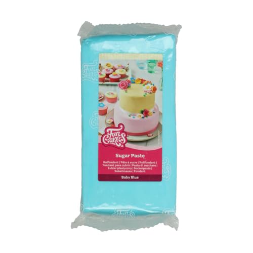 FunCakes Pasta de Azúcar Azul Bebé 1 kg