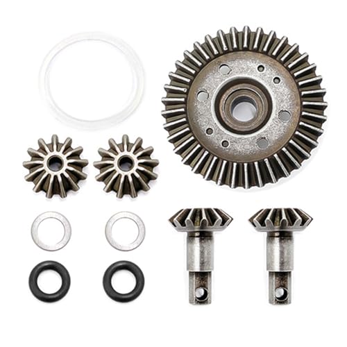Dantenron RC Metal Differential Gear Diff Gear Assembly Set Upgraded Parts Compatible with 1:10 Short Course Truck Car Traxxas Slash 4X4 / Stampede 4X4 / Rustle 4X4 / Huanqi 727 Upgraded Parts