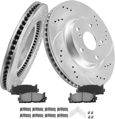 GAIASURGE Front Brakes Rotor Pad Kit Compatible with Kia Sorento 2014-2020 by GAIASURGE - Used condition - US$124.41