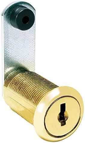 Disc Tumbler Cam Lock, Brass, Key 413A