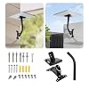 ERRORY Mount Bracket Set for Gen 3 Device Setup, Adjustable Positioning Stand with Wall Mounting Plate, Curved Tube and Hardware Set, Black Receiver Setup Wall Bracket Stand Holder Base Mount #1