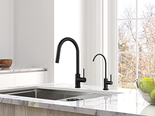 Aguastella As52Mb Matte Black Kitchen Sink Faucet With Pull Down Sprayer Single Handle #TOP6