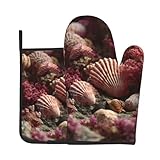 Gants de four résistants à la chaleur : ces gants de cuisine et maniques sont résistants à la chaleur jusqu'à 500 °C. Protégez vos mains et poignets des brûlures. La surface a une bande de silicone spéciale, qui a non seulement une meilleure résistance à la chaleur, mais a également une capacité de préhension stable et antidérapante pour tous les outils de cuisine.