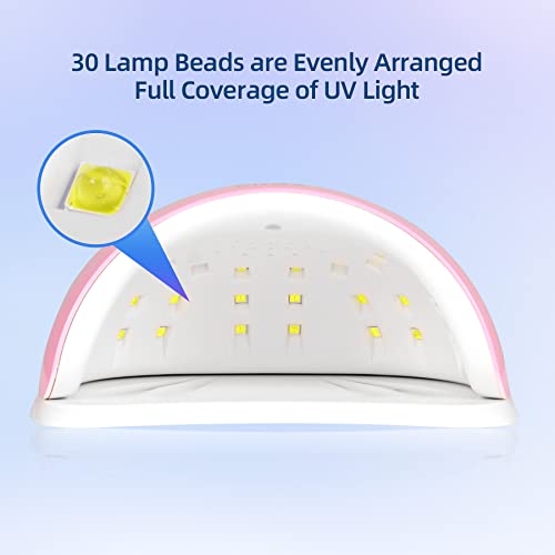 L'UGX Lámpara UV LED para Uñas 48W con Temporizador miniatura 6
