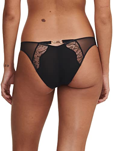 Chantelle Spark Briefs Black Lined Brief Seamless Knickers Lace Sexy Lingerie #TOP2