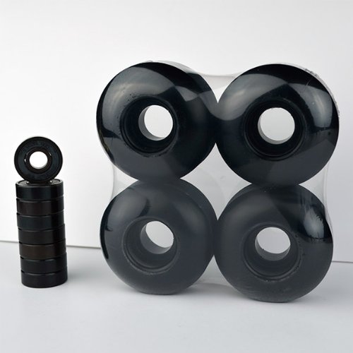 Yocaher Blank 52mm Color Wheels + ABEC 7 Color Bearings for Pro/Regular Skateboards